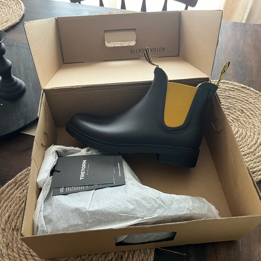 Tretorn Ankle Rubber Boots Ladies 7